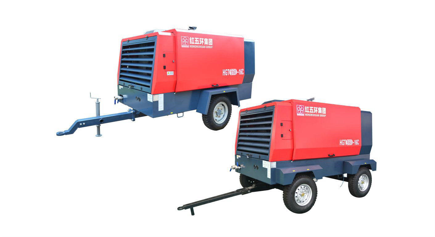 柴驅(qū)-HGT中低壓系列移動空壓機(jī) HGT460、HGT550、柴移