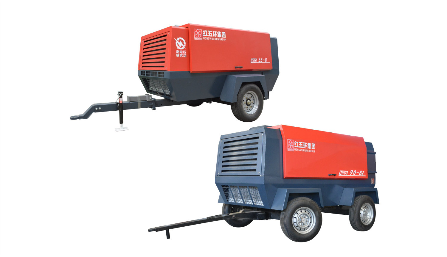 電驅-小型移動空壓機系列 HGD75、HGD90 電移